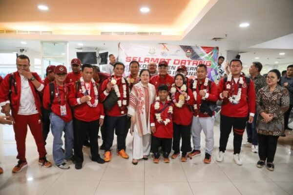 Sambut Kontingen ASEAN Para Games 2023, Puan Bangga RI Hattrick Juara Umum