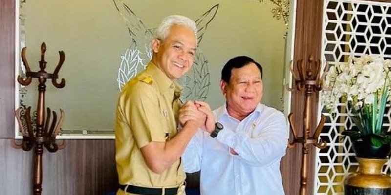 Netizen Ingin Ganjar Jadi Cawapresnya Prabowo