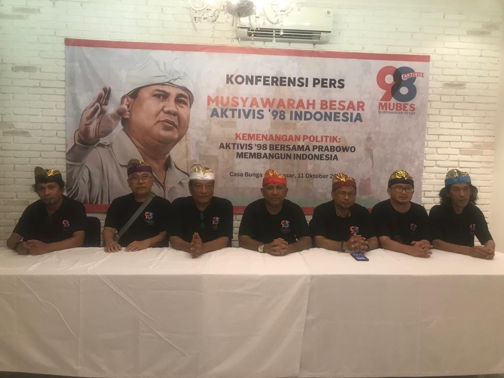 Mubes Aktivis 98 Rekomendasikan Prabowo Jadi Presiden Penerus Jokowi