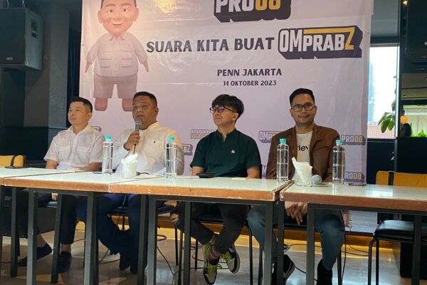 Relawan Pro 08 Usulkan 3 Nama Jadi Cawapres Prabowo